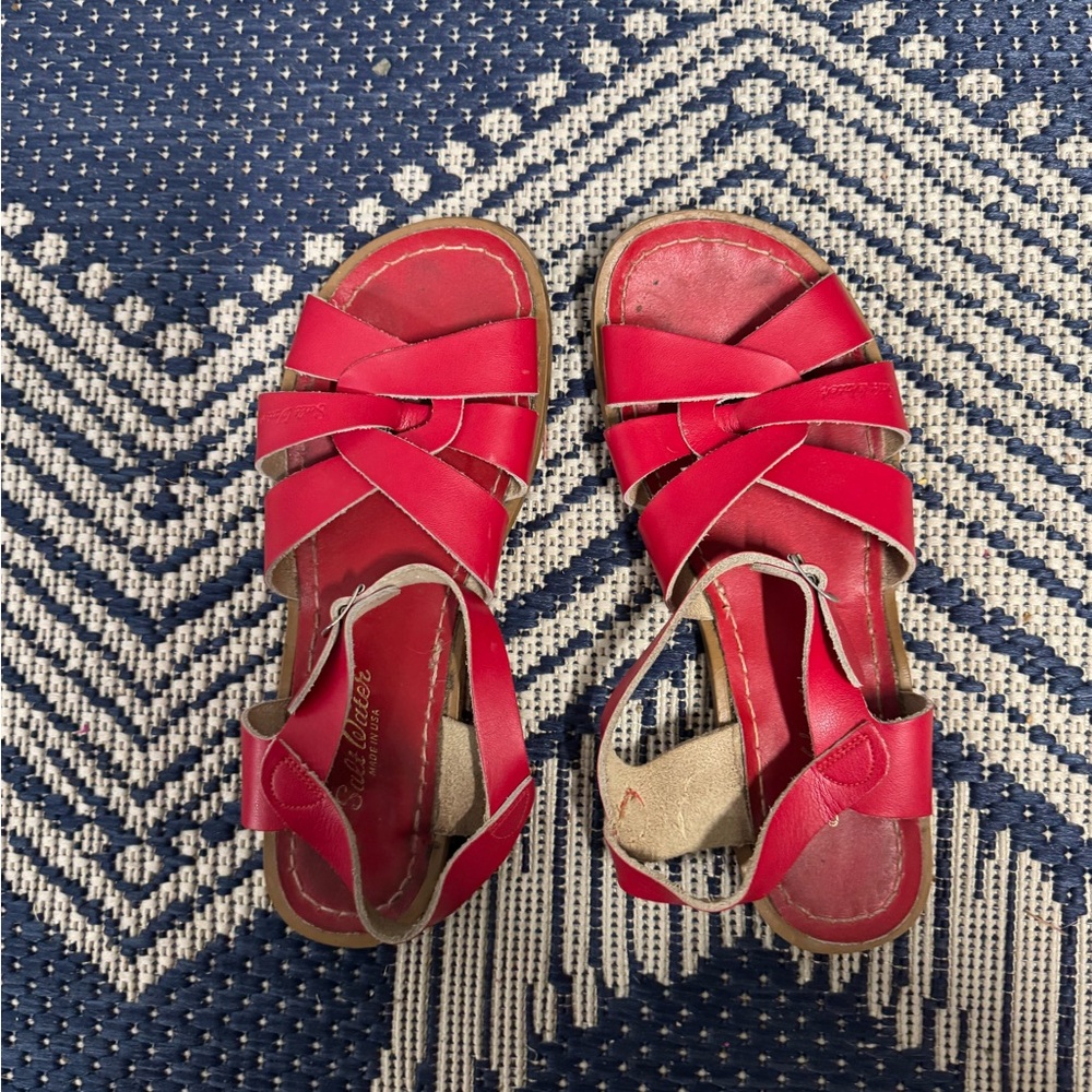 Salt Water Sandals by Hoy - Red Sandals
